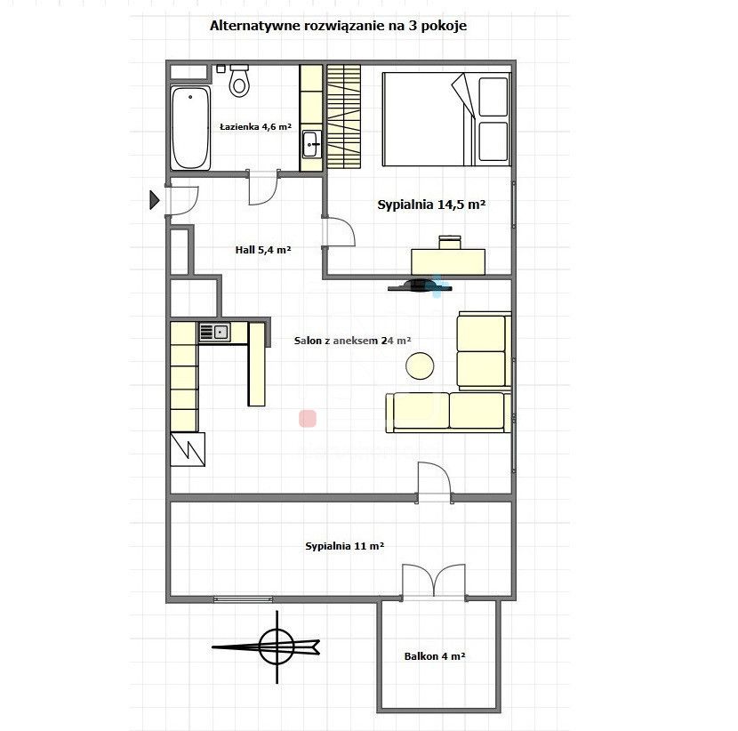 Mieszkanie 2-pokojowe Warszawa Żoliborz, ul. Jasnodworska. Zdjęcie 19