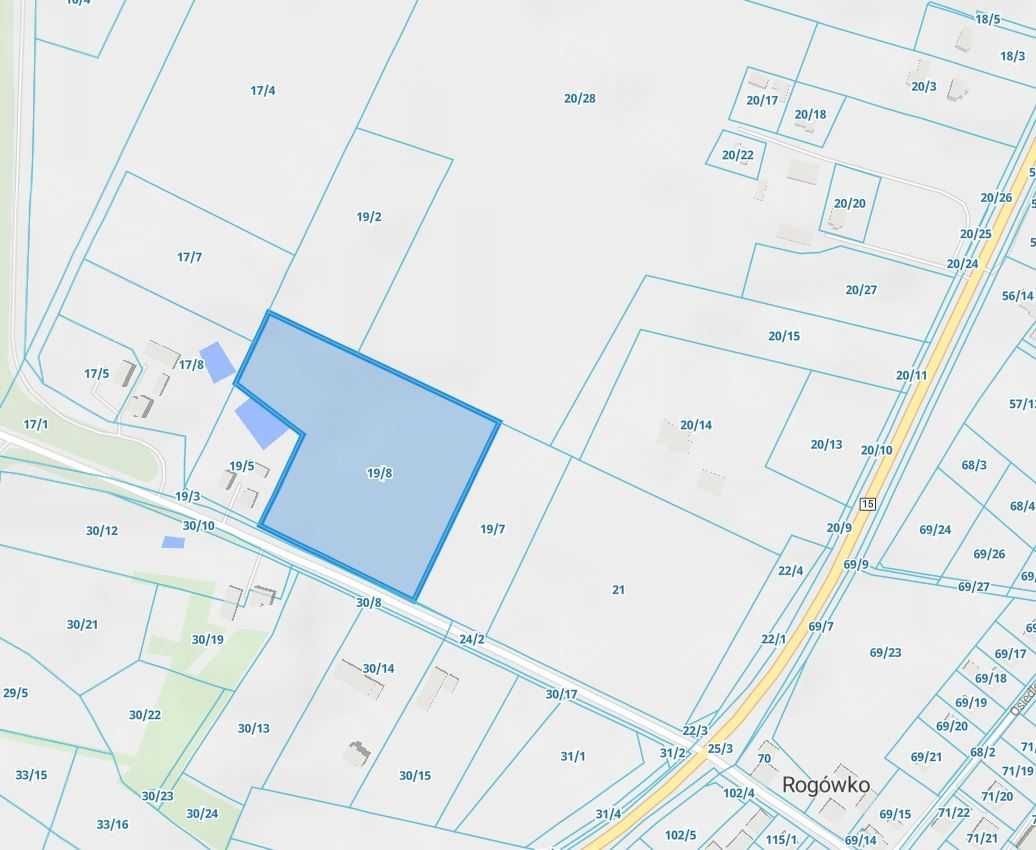 Działka rolno-budowlana Rogówko. Zdjęcie 5