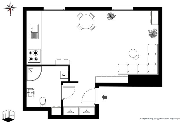 Mieszkanie 1-pokojowe Warszawa Praga-Północ, ul. Stefana Okrzei. Zdjęcie 17