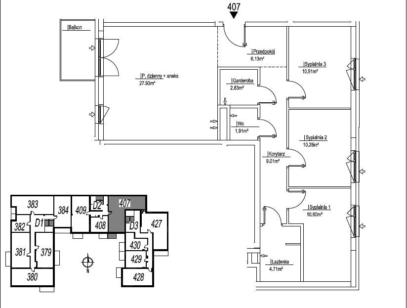 Mieszkanie 4-pokojowe Warszawa Praga-Południe, ul. Przeworska. Zdjęcie 10