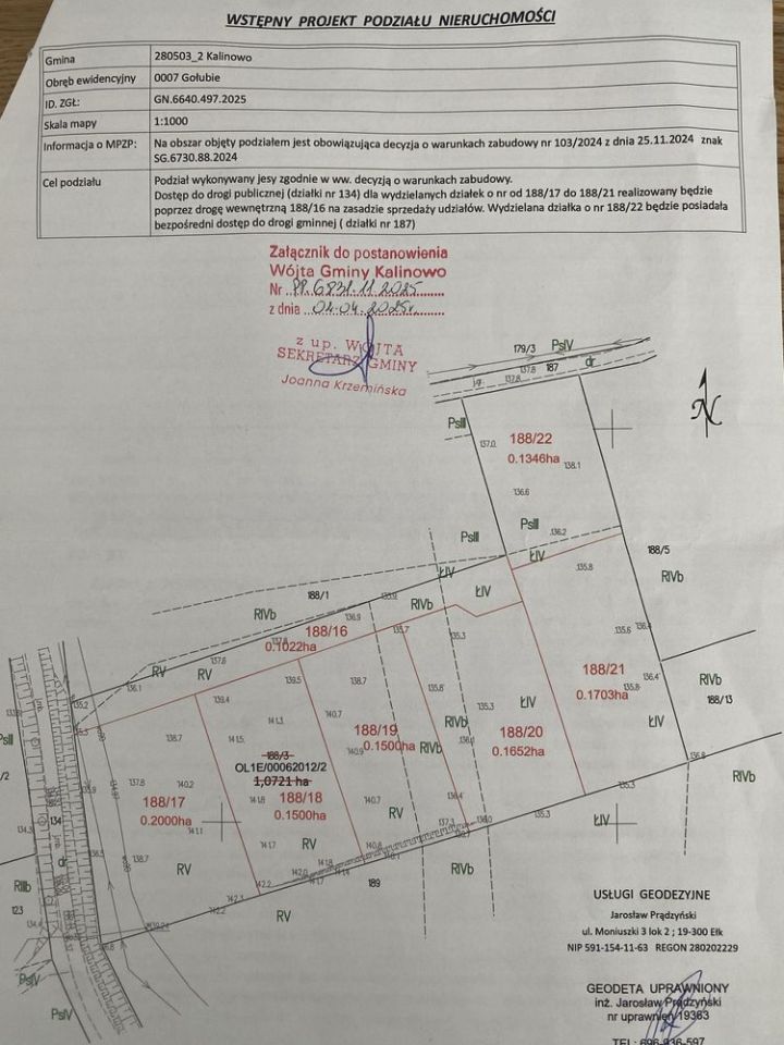 Działka budowlana Golubie. Zdjęcie 4