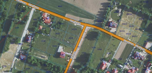 Działka inwestycyjna Krosno, ul. Zielona. Zdjęcie 2