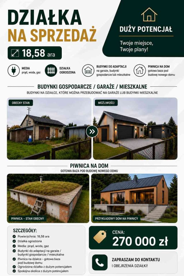 Działka budowlana Wyżnianka-Kolonia. Zdjęcie 1