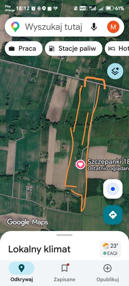 Działka rolno-budowlana Szczepanki. Zdjęcie 8
