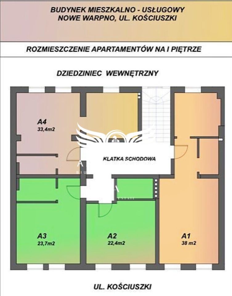 kamienica, 10 pokoi Nowe Warpno, ul. Kościuszki. Zdjęcie 14