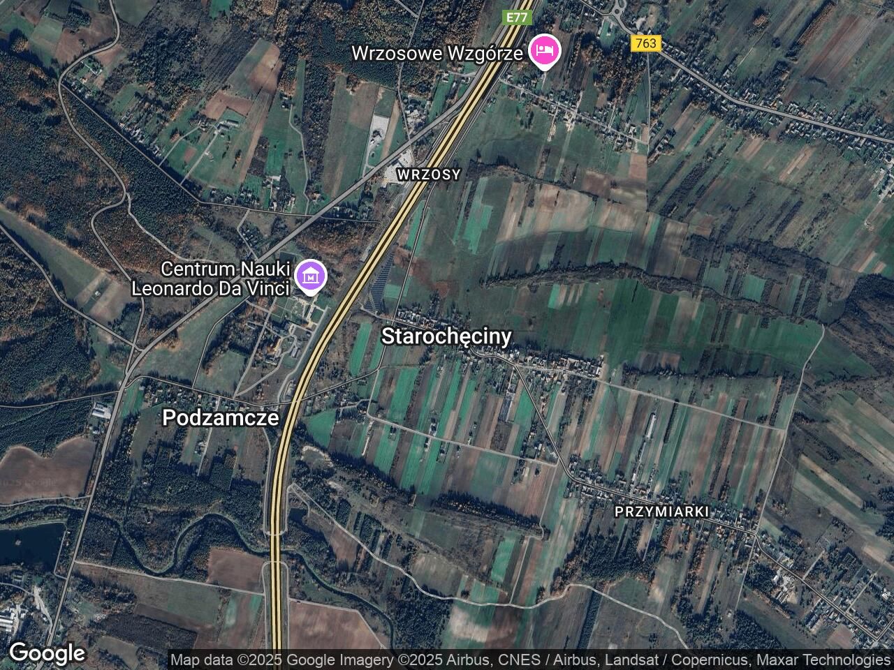 Działka budowlana Starochęciny