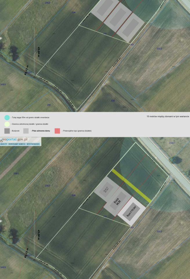 Działka rolno-budowlana Kotowice, ul. Cmentarna. Zdjęcie 3