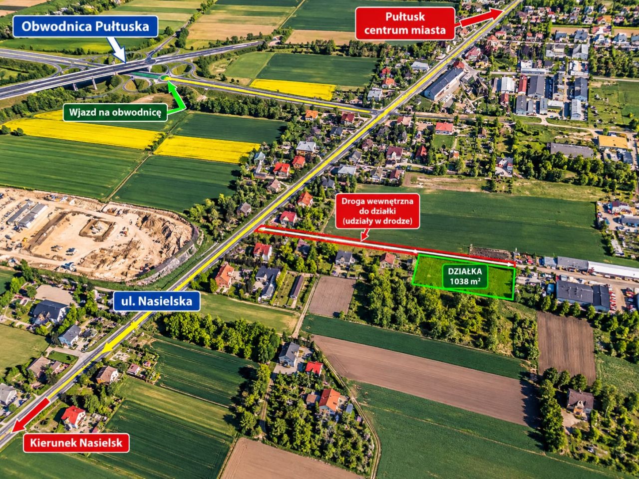 Działka budowlana Pułtusk, ul. Nasielska. Zdjęcie 3