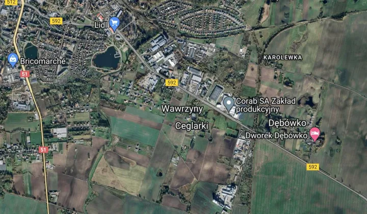 Działka budowlana Wawrzyny