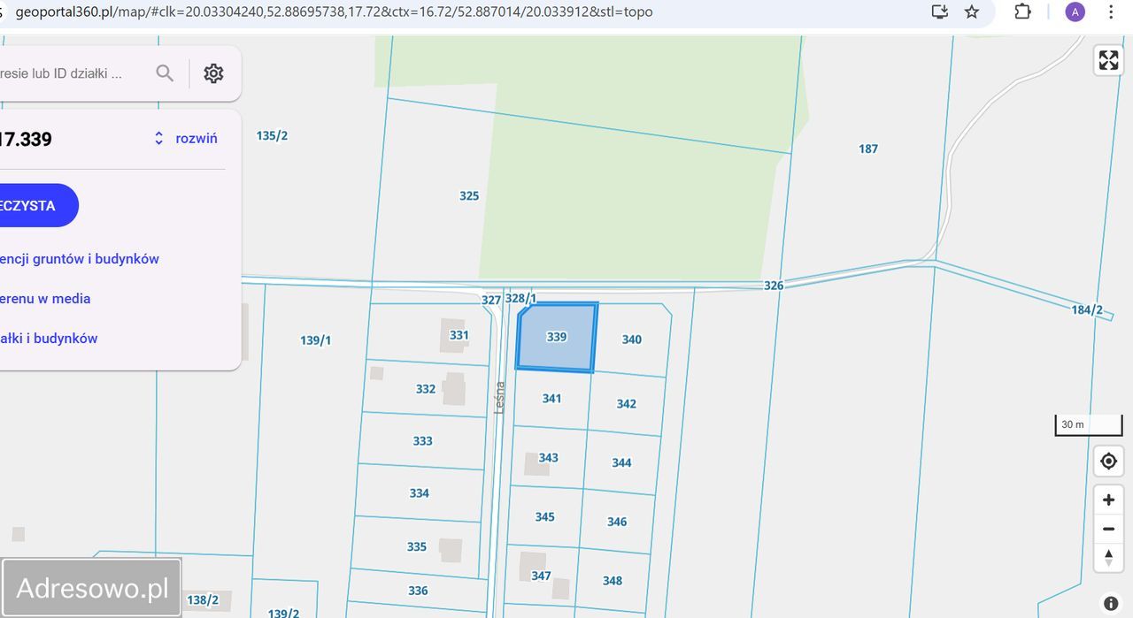 Działka budowlana Siemiątkowo. Zdjęcie 3
