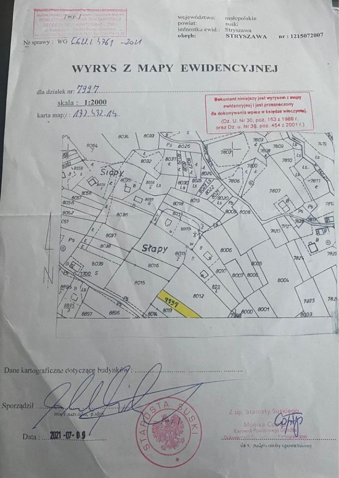 Działka budowlana Stryszowa. Zdjęcie 4