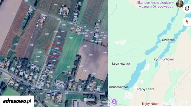 Działka budowlana Tręby Nowe. Zdjęcie 1