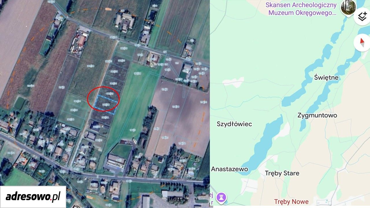 Działka budowlana Tręby Nowe. Zdjęcie 1