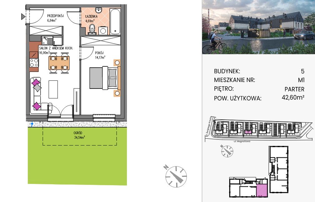 Mieszkanie 2-pokojowe Siechnice. Zdjęcie 18