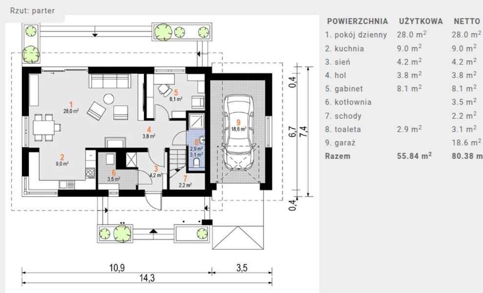 dom wolnostojący, 6 pokoi Mokre, ul. Herbaciana. Zdjęcie 5
