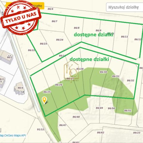 Działka budowlana Niedary, ul. Kamienna. Zdjęcie 2