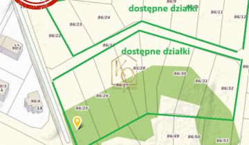 Działka budowlana Niedary, ul. Kamienna