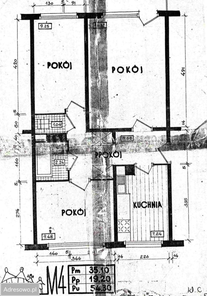 Mieszkanie 3-pokojowe Łódź Górna, ul. Juliusza Słowackiego. Zdjęcie 3