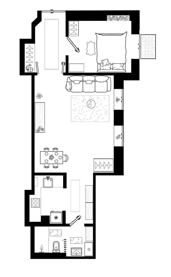 Mieszkanie 2-pokojowe Warszawa Śródmieście, ul. Wojciecha Górskiego. Zdjęcie 19