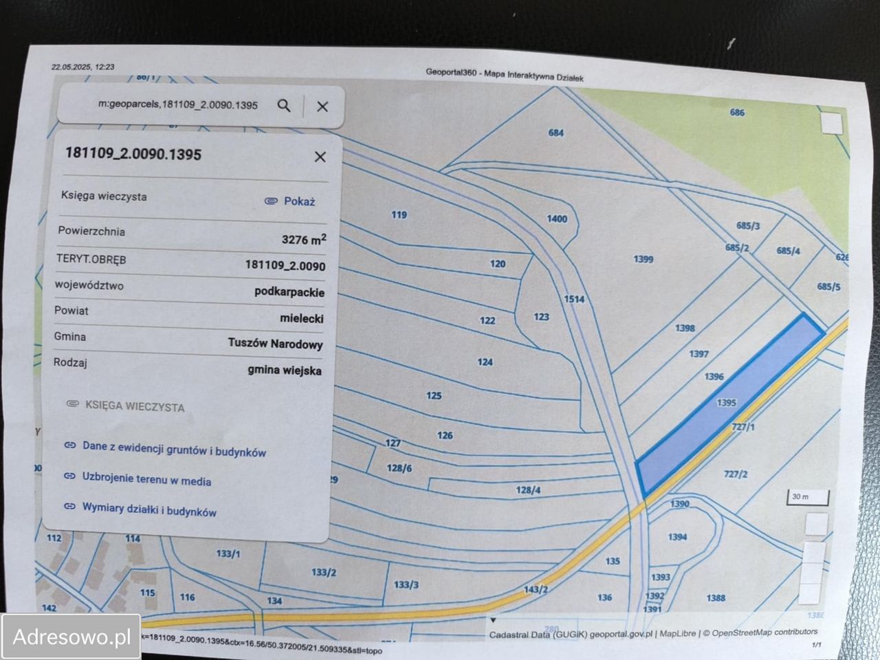 Działka rolna Czajkowa. Zdjęcie 2