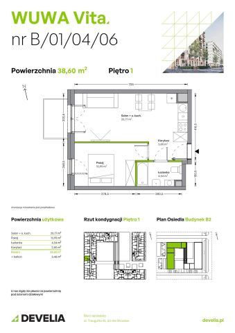 Mieszkanie 2-pokojowe Wrocław Żerniki, ul. Tadeusza Brzozy. Zdjęcie 6
