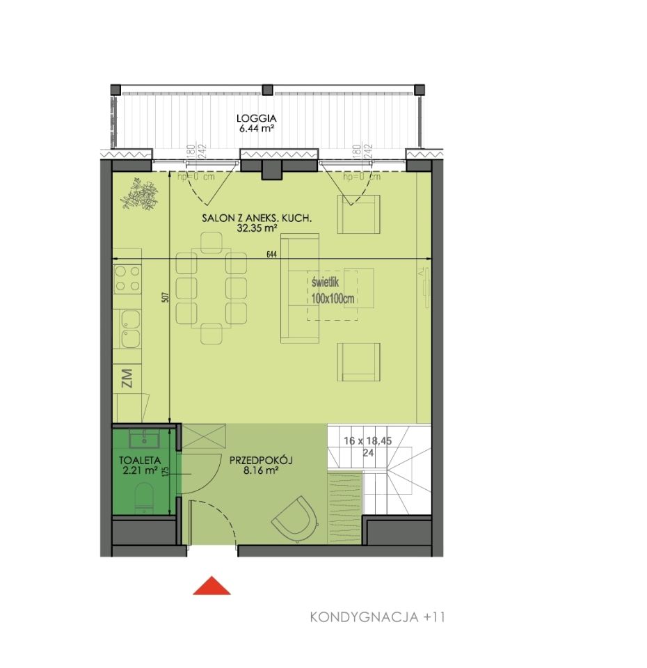 Mieszkanie 3-pokojowe Wrocław Grabiszyn, al. gen. Józefa Hallera. Zdjęcie 4