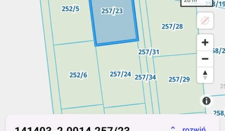 Działka budowlana Nowe Grochale