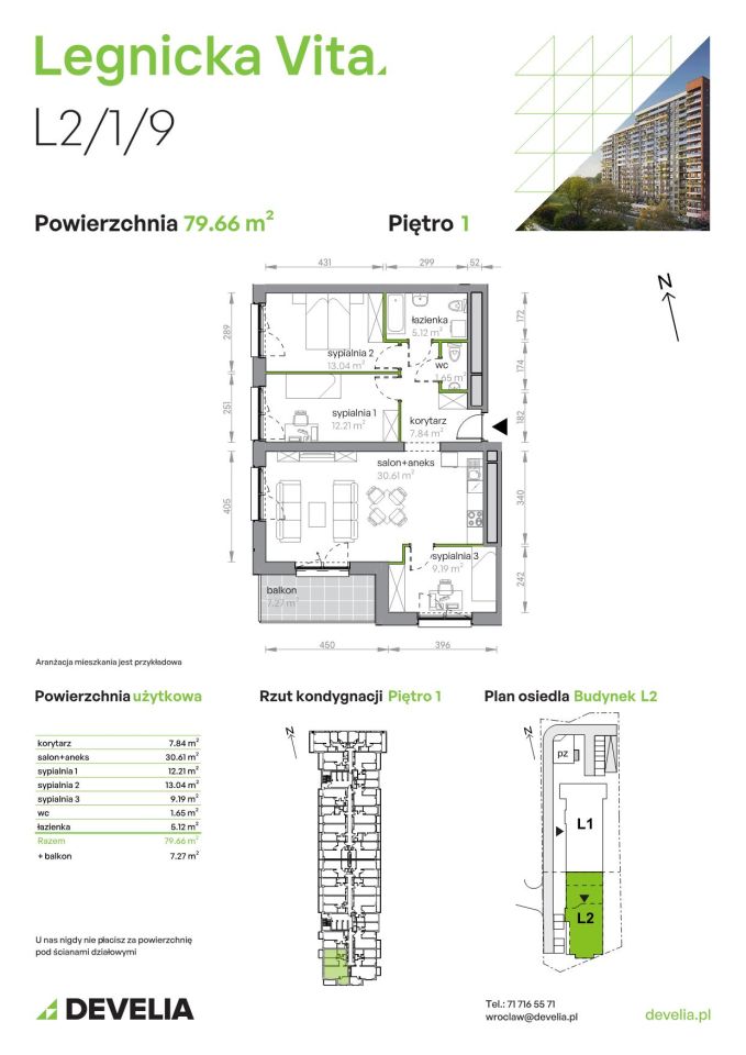 Mieszkanie 4-pokojowe Wrocław Popowice, ul. Legnicka. Zdjęcie 8