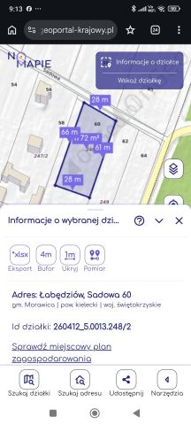 Działka budowlana Łabędziów, ul. Sadowa. Zdjęcie 1