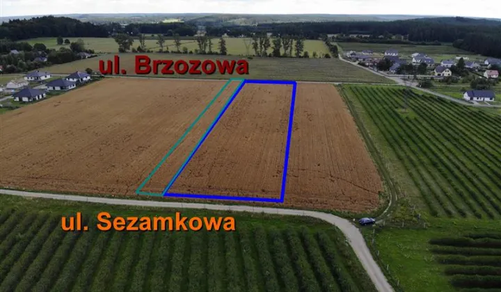 Działka budowlana Manowo, ul. Sezamkowa