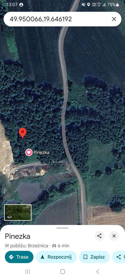 Działka rolna Brzezinka, Słoneczna. Zdjęcie 3