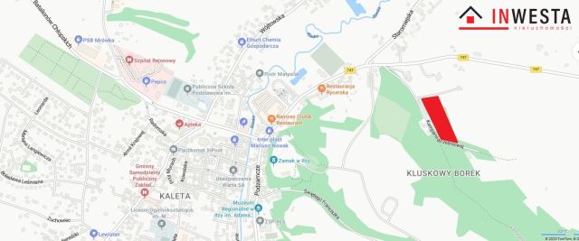 Działka inwestycyjna Iłża Kluskowy Borek, ul. Kampanii Wrześniowej. Zdjęcie 1