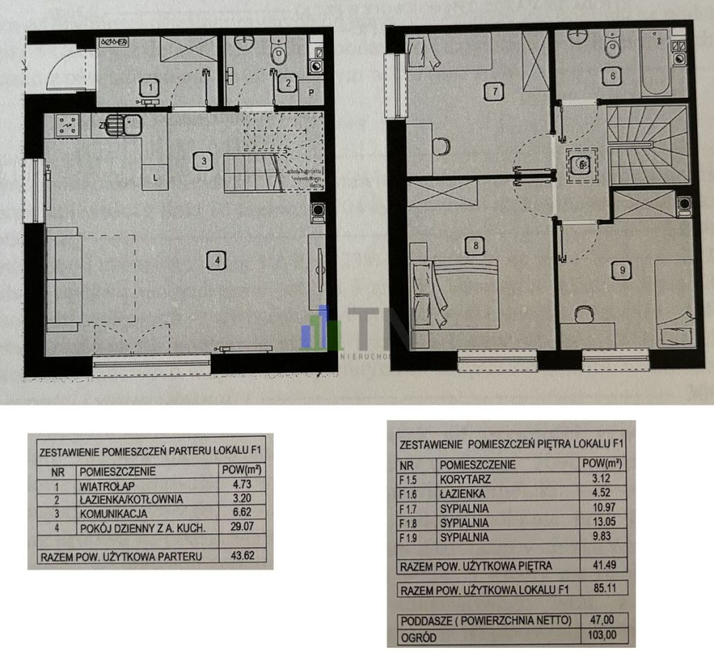 dom szeregowy, 4 pokoje Kamieniec Wrocławski. Zdjęcie 3