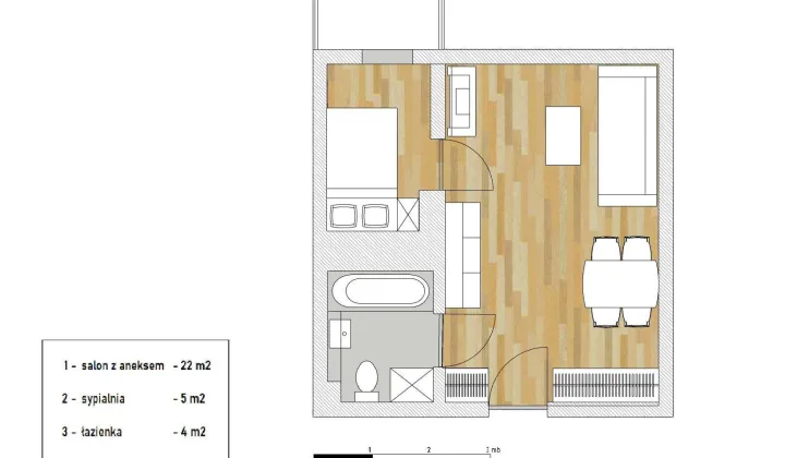 Mieszkanie 2-pokojowe Warszawa Bielany