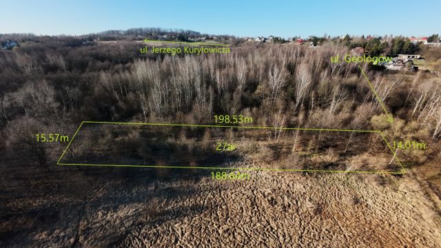 Działka rolna Kraków Podgórze, ul. Geologów. Zdjęcie 1