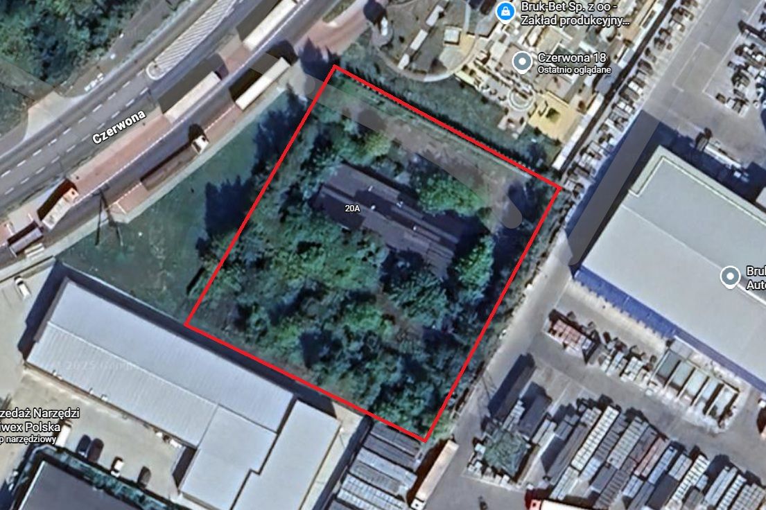 Działka inna Skierniewice, ul. Czerwona