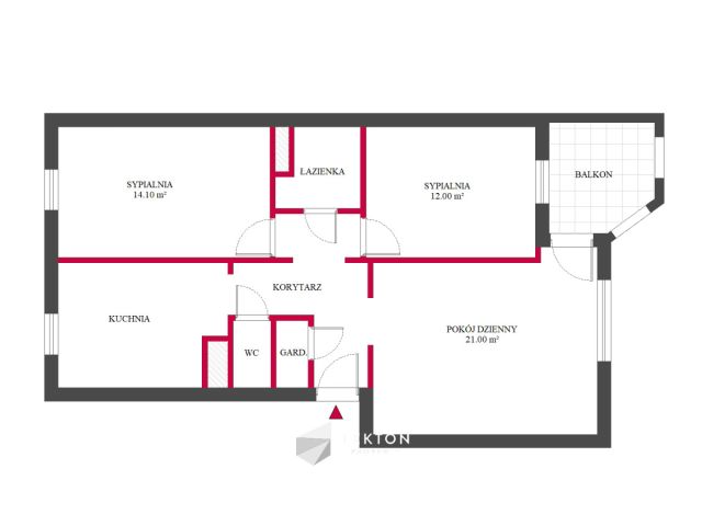 Mieszkanie 3-pokojowe Warszawa Sadyba, ul. Nałęczowska. Zdjęcie 21