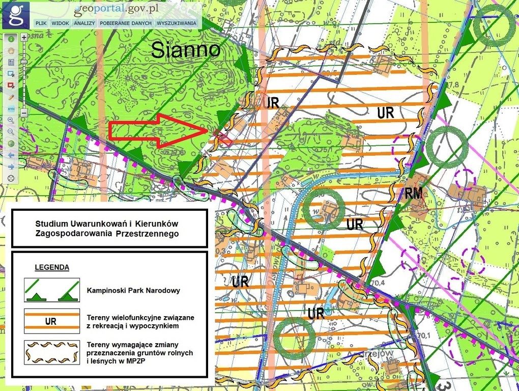 Działka rekreacyjna Sianno. Zdjęcie 12