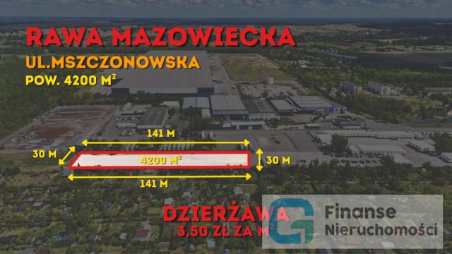 Działka inwestycyjna Rawa Mazowiecka, ul. Mszczonowska. Zdjęcie 1