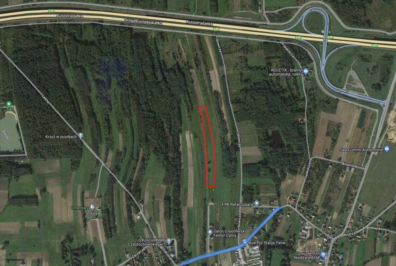 Działka budowlana Sędziszów Małopolski, ul. Jastrzębia. Zdjęcie 3