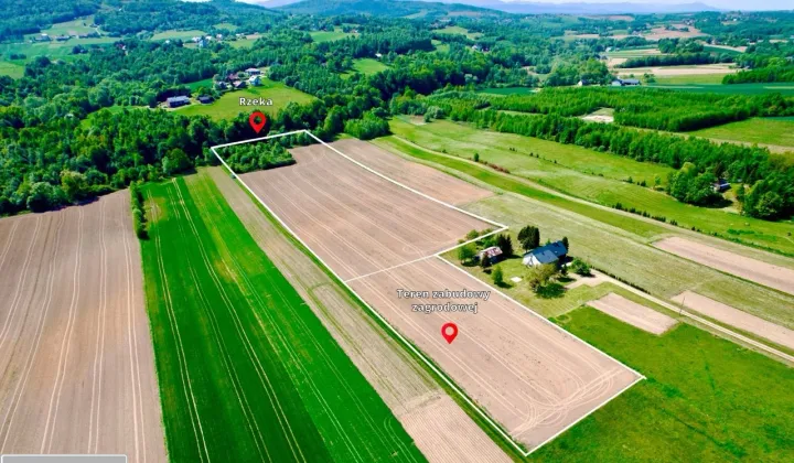 Działka rolno-budowlana Tłuczań