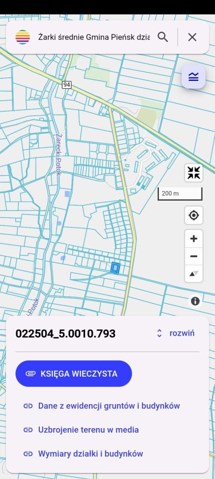 Działka budowlana Żarki Średnie. Zdjęcie 3