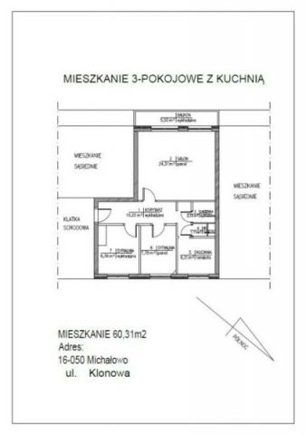 Mieszkanie 3-pokojowe Michałowo, ul. Klonowa. Zdjęcie 1