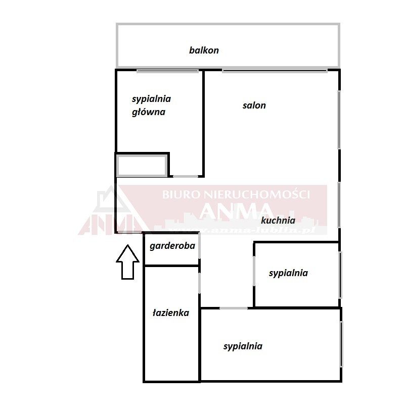 Mieszkanie 4-pokojowe Lublin Wieniawa, ul. ks. Jerzego Popiełuszki. Zdjęcie 21