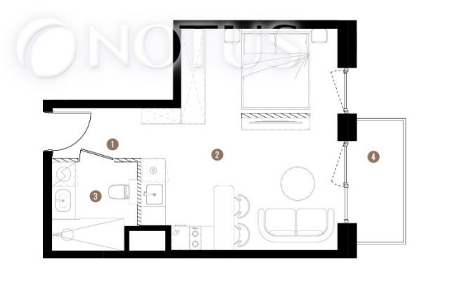 Mieszkanie 2-pokojowe Katowice Śródmieście, ul. Gliwicka. Zdjęcie 4