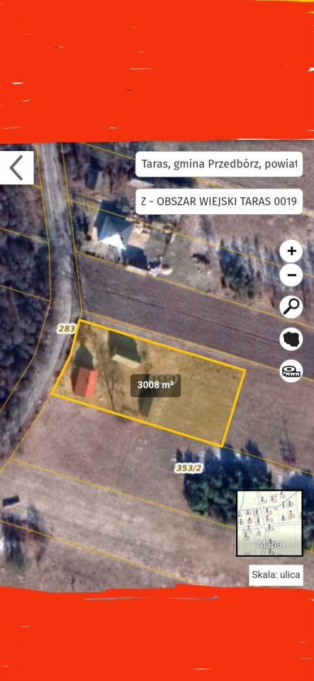 Działka budowlana Taras