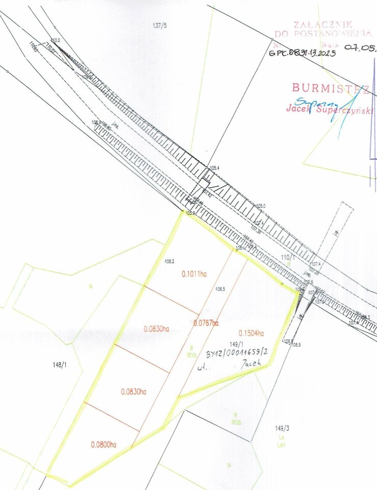 Działka budowlana Drewno. Zdjęcie 2