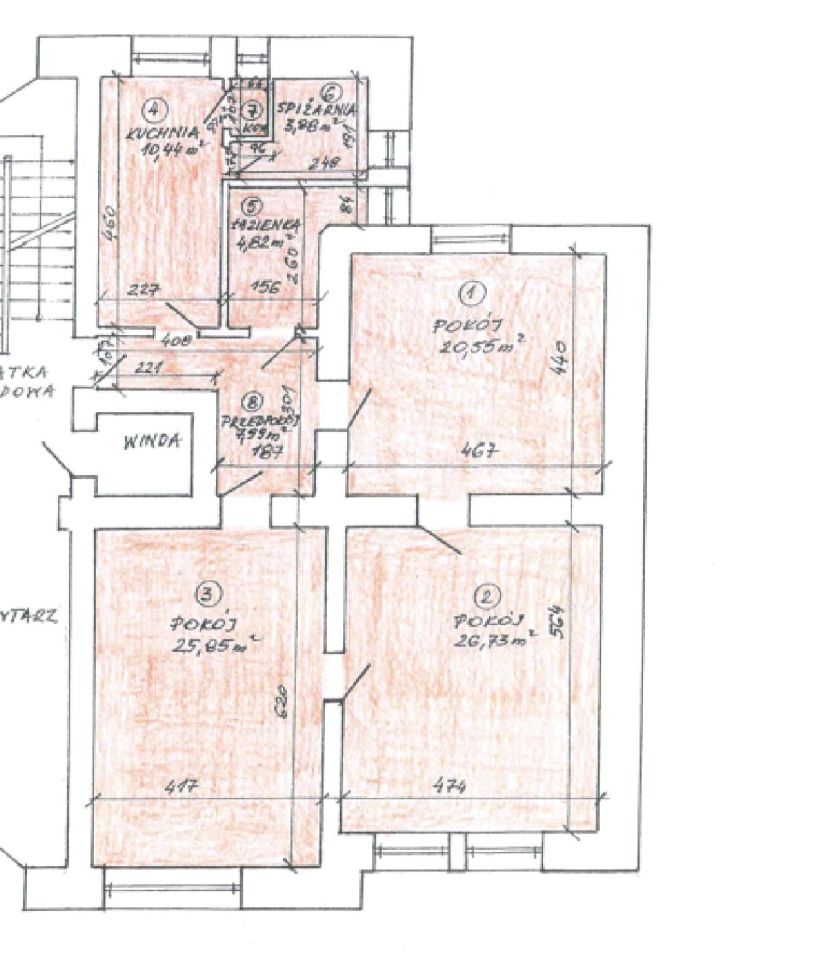 Mieszkanie 3-pokojowe Toruń Bydgoskie Przedmieście, ul. Bydgoska. Zdjęcie 7