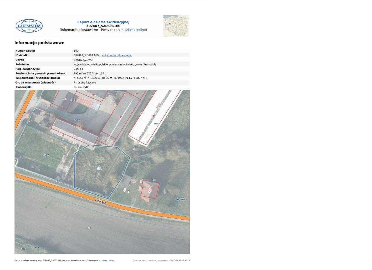 Działka budowlana Brodziszewo. Zdjęcie 6