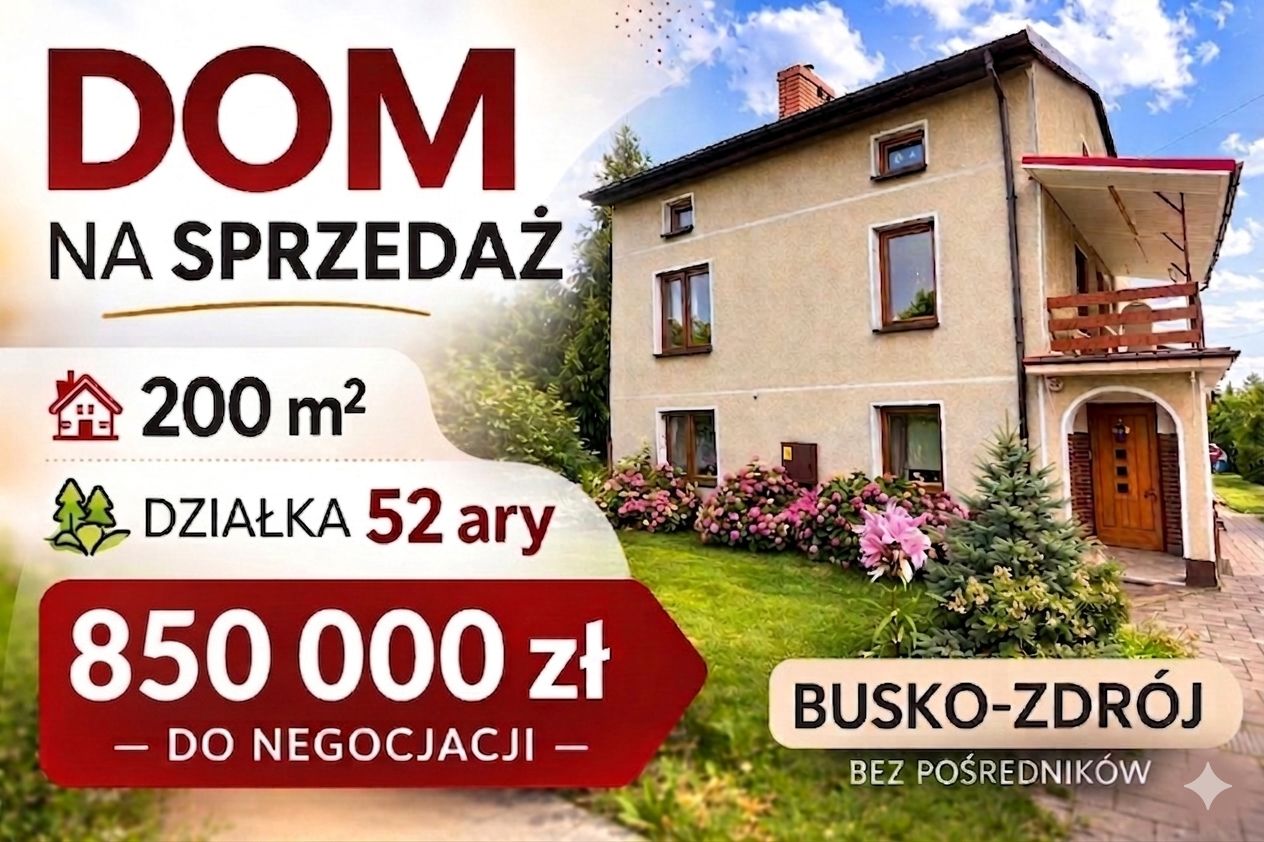 dom wolnostojący, 6 pokoi Busko-Zdrój Choinki, ul. Łagiewnicka. Zdjęcie 1